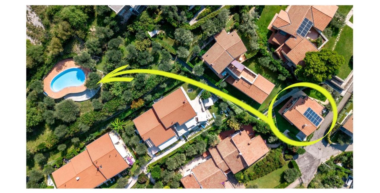 Villa Casa Antichità Torri Del Benaco Esterno foto
